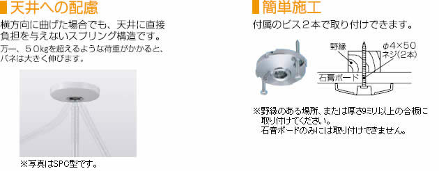 室内物干し [URM-L-W] 川口技研 ホスクリーン 昇降式面付タイプ