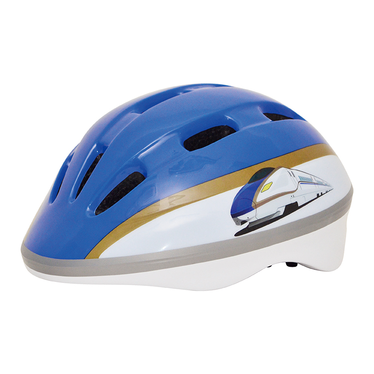 自転車 新幹線ヘルメット 子供 50-56cm H-00 はやぶさ かがやき こまち ドクターイエロー 超電導リニア ハローキティ エヴァンゲリオン SG規格適合品 カナレール | カナレール | 03