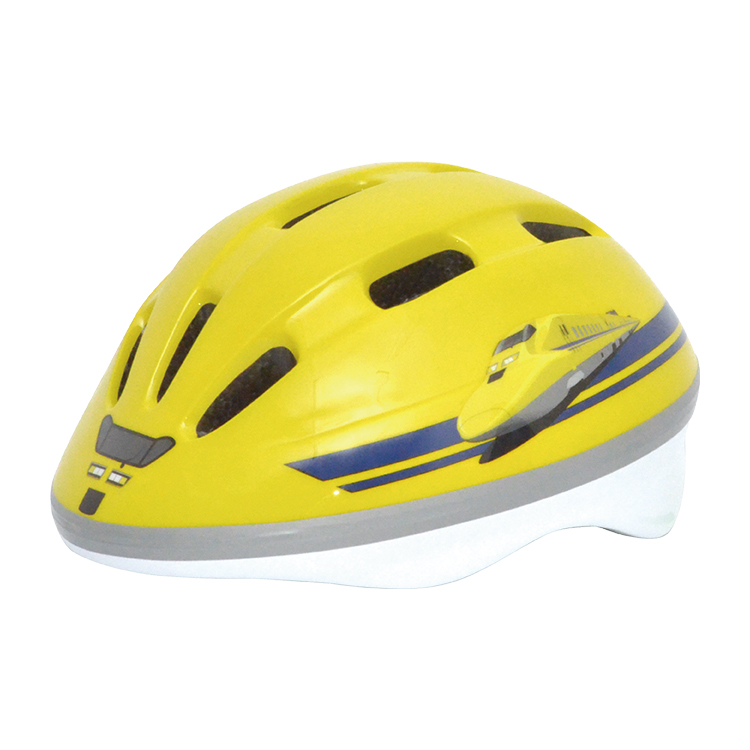 自転車 新幹線ヘルメット 子供 50-56cm H-00 はやぶさ かがやき こまち ドクターイエロー 超電導リニア ハローキティ エヴァンゲリオン SG規格適合品 カナレール | カナレール | 04