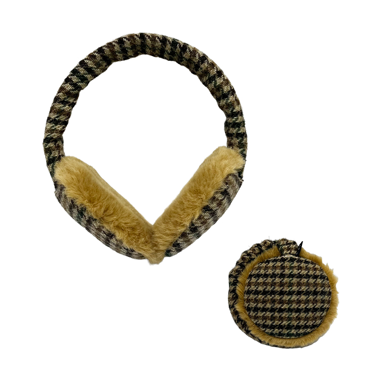 MaR MaR(マールマール) ウールチェック 耳当て 小さく丸まるイヤーマフ  大人用  防寒 MAR | ブランド登録なし | 09