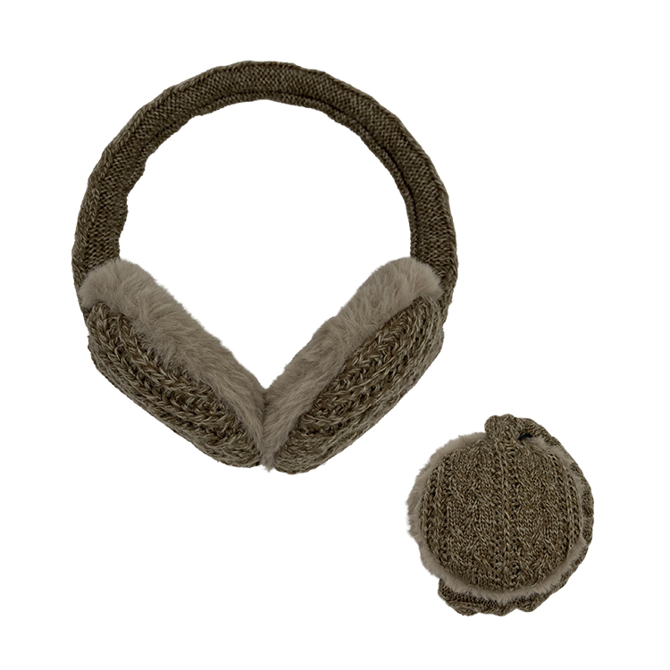 MaR MaR(マールマール) ウールチェック 耳当て 小さく丸まるイヤーマフ  大人用  防寒 MAR | ブランド登録なし | 03