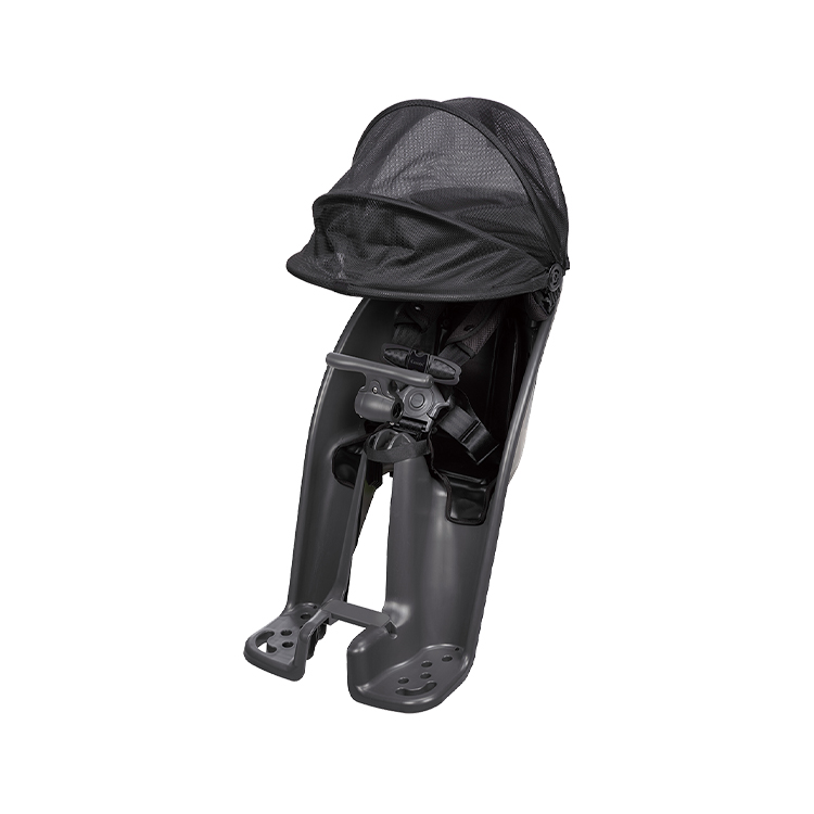 Gyutto 自転車 チャイルドシート あと付け前 子供 グレー NCD489S