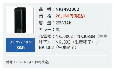 Panasonic（パナソニック） 【電動アシスト自転車 リチウムイオン