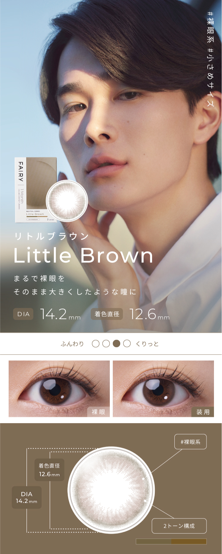 FAIRY（Sincere） カラコン フェアリー ワンマンス (2枚入） 1箱