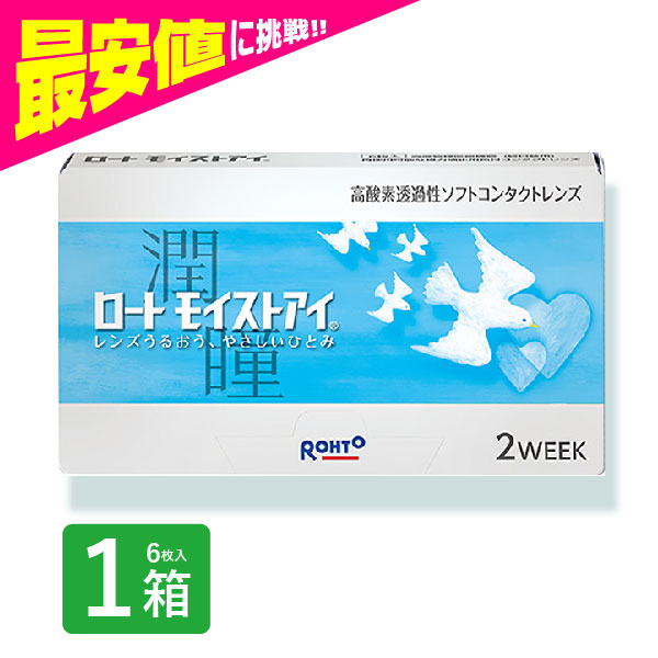 ロート製薬 ロートモイストアイ 2week (6枚入) 1箱 / クーパー