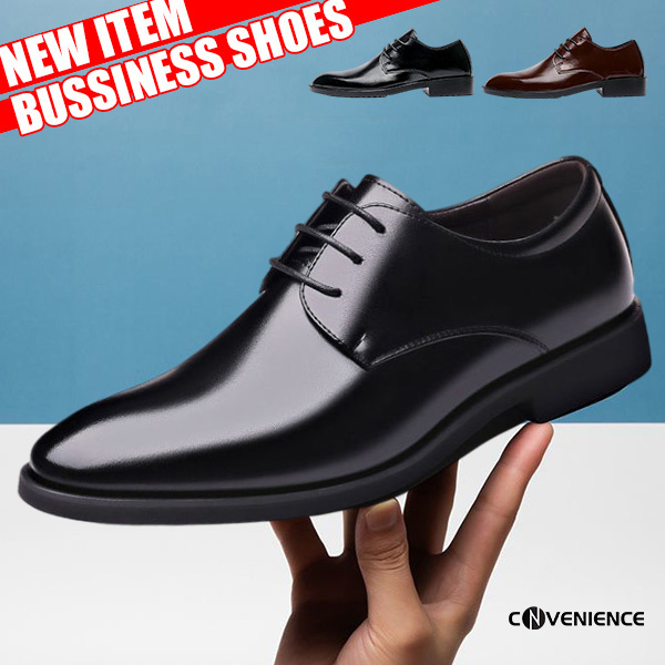 ビジネスシューズ メンズ 革靴 ストレートチップ 黒 24.5~28cm