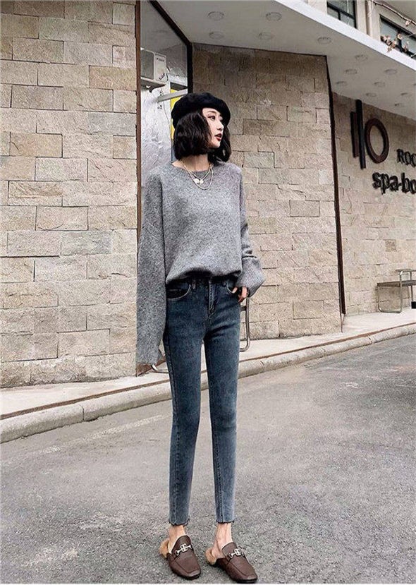 【美品】バートン パンツ デニム柄 Lサイズ ヒートパフォーマ(R) 裏起毛デニムプリントパンツ（股下60cm