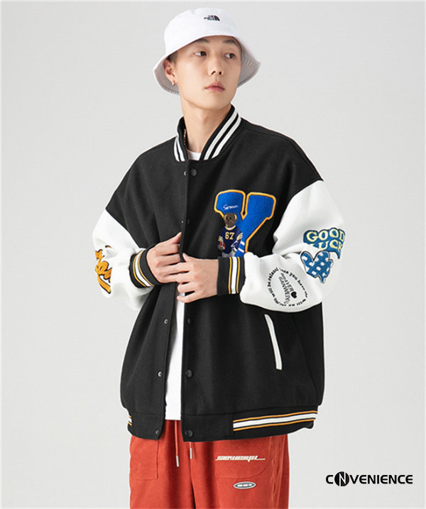 最愛 カジュアル メンズ スタジアムジャンパー スタジャン 英文字 野球服 かっこいい 春服 男女兼用 ストリート