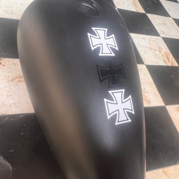 4サイズ】IRON CROSS アイアンクロス 十字架 バイカー カッティング