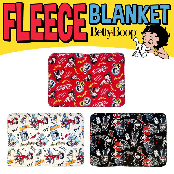 MOONEYES 【3色】ベティちゃん BETTY BOOP FLEECE BLANKET キャンプ 車