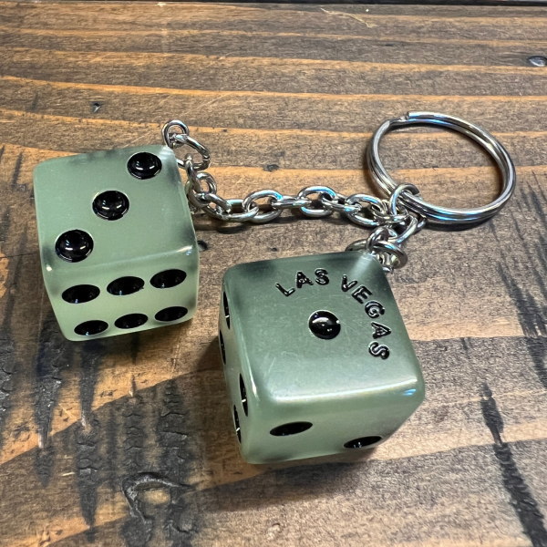 4種】TWIN DICE Keyring キーホルダー サイコロ Las Vegas ラスベガスのカジノで使用される