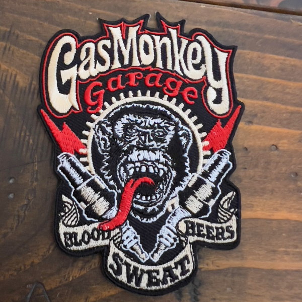 【3種】ガス モンキー ガレージ Gas Monkey Garage DALLAS TEXAS WAPPEN LOGO アイロンワッペン｜coo-eshop｜04