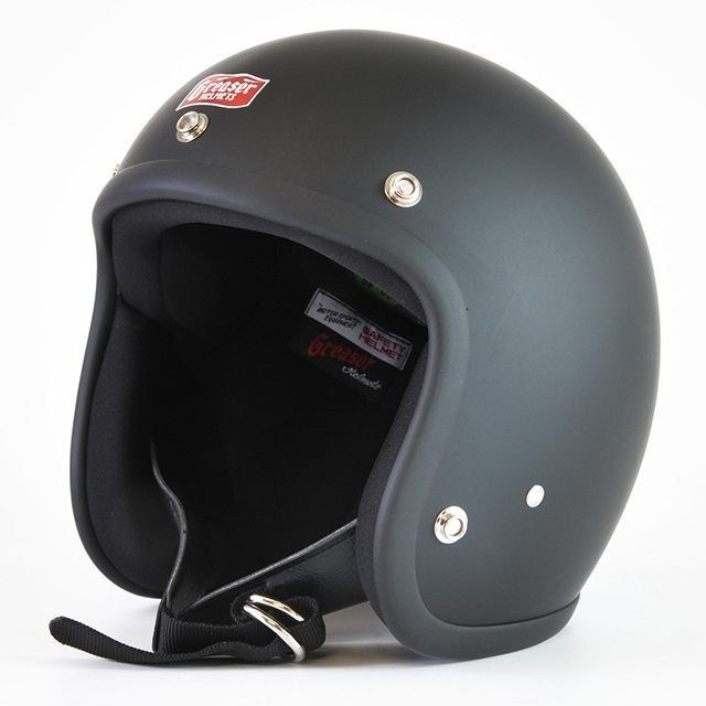 GREASER グリーサー　60’s PLAIN スモールジェットヘルメット greaser-mbk-1.jpg