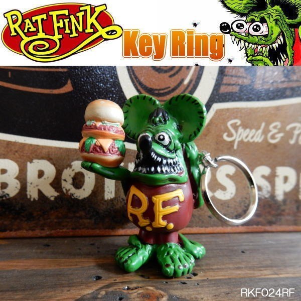 RAT FINK（ラットフィンク） レジンキーチェーン キーホルダー key