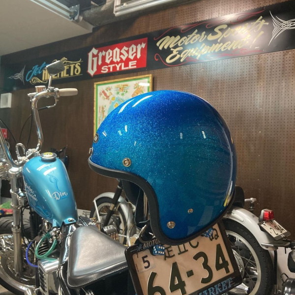 Lot-504 ジェットヘルメット SHM SG規格(全排気量) HELMETS ビンテージモデル スモールジェッペル 日本製 フレーク塗装 BLUE  FLAKE : shm-flake-blue : COO - 通販 - Yahoo!ショッピング