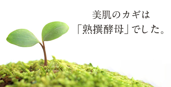 美肌の鍵は熟撰酵母でした