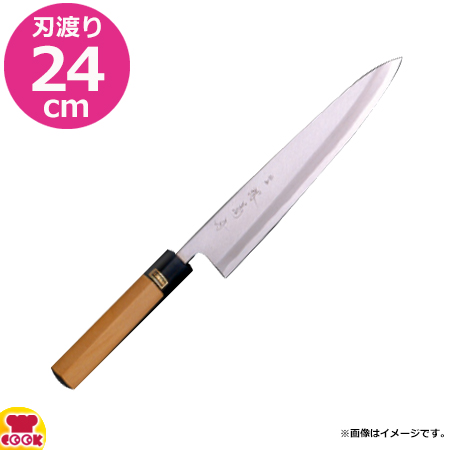 河村刃物 堺菊守 和包丁 銀3 身卸し 27cm 水牛柄（送料無料、代引OK