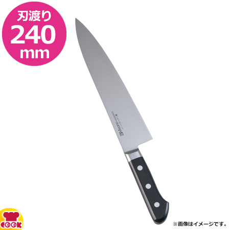 ミソノ モリブデン鋼 牛刀 270mm 両刃 514（送料無料、代引OK