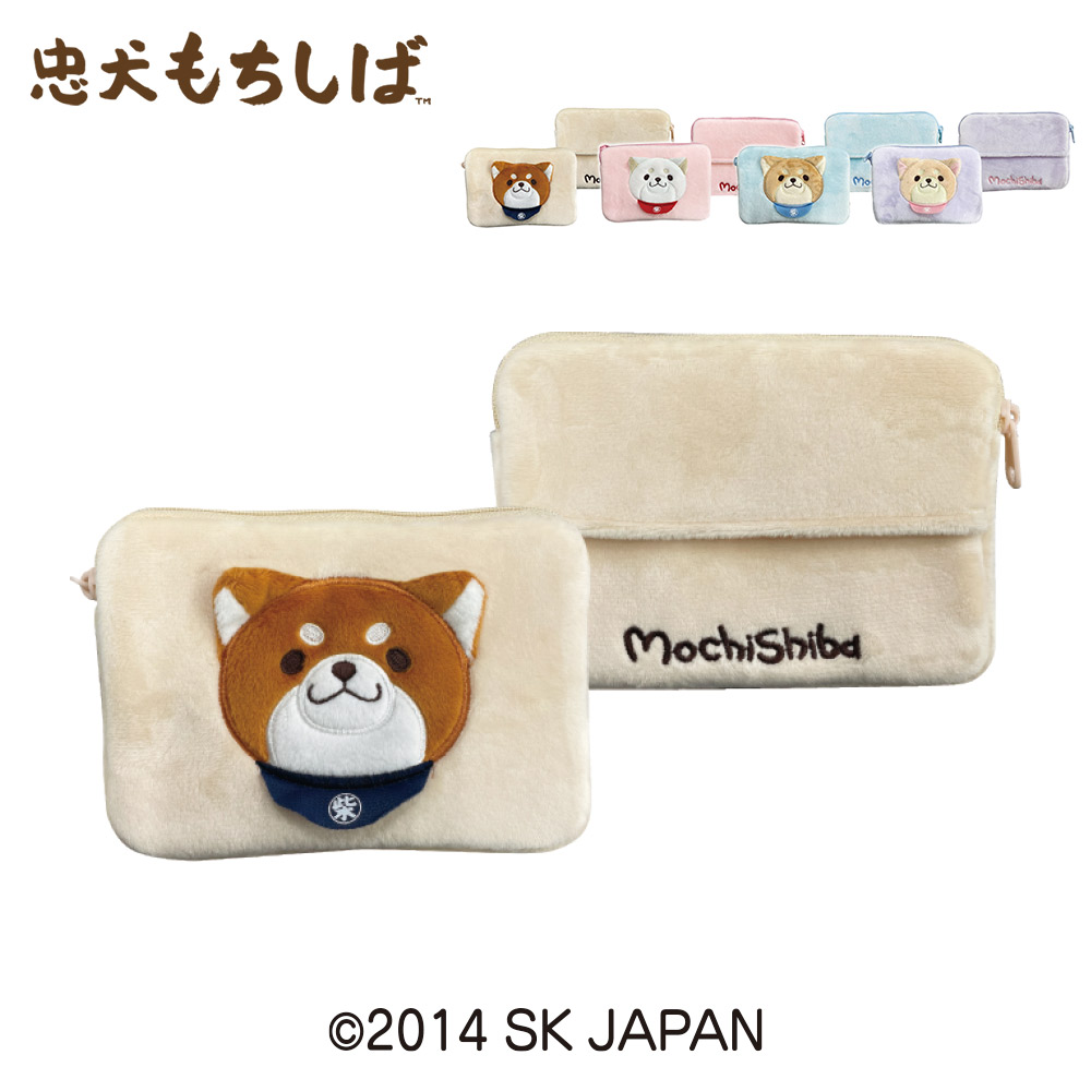忠犬もちしば ミニティッシュポーチ エスケイジャパン ティッシュ