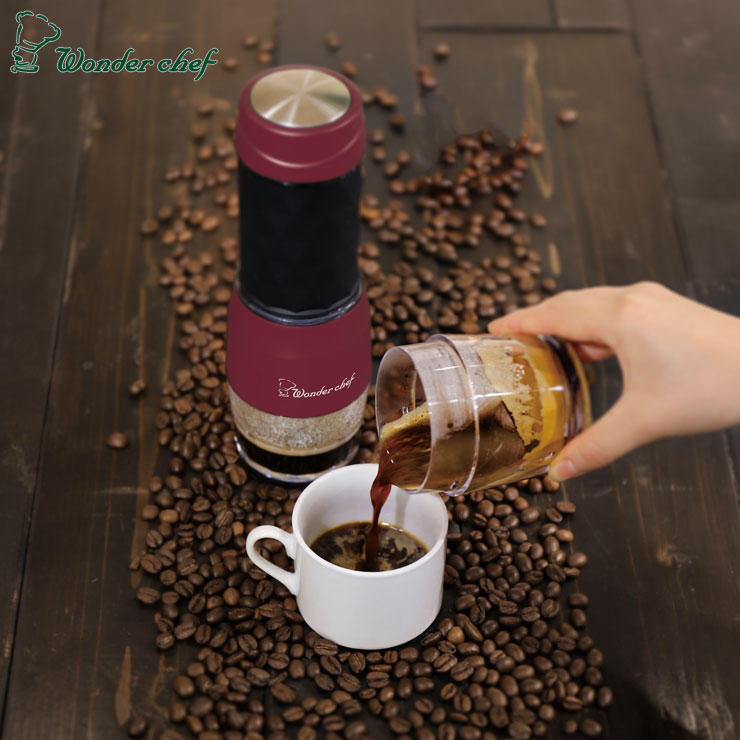 LINDA ワンダーシェフ ポータブルエスプレッソメーカー コーヒー粉専用