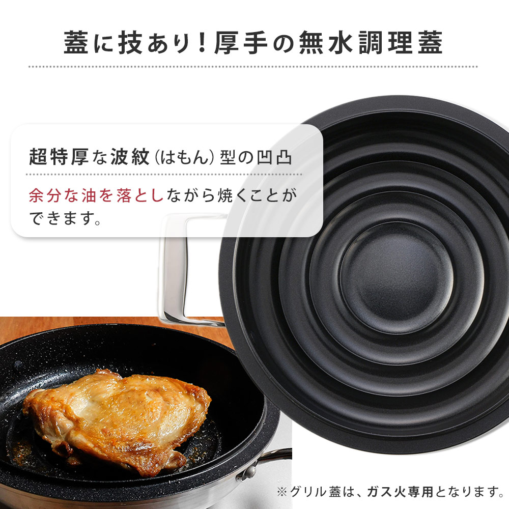 北陸アルミニウム HAMON ツイスターグリル 無水調理鍋 ツイスター