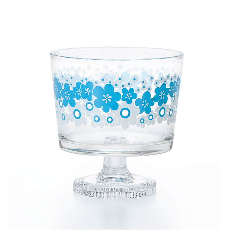 シュガーランド アデリアレトロ 脚付きデザート 深型 脚付きグラス