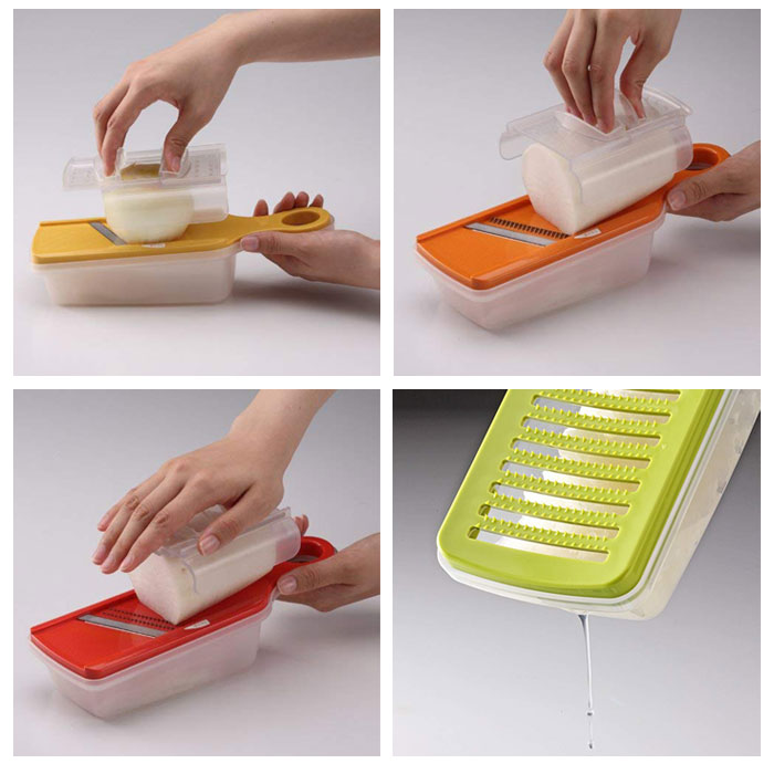 野菜調理器 Qシリーズ Aセット 愛工業 スライサー セット おろし器 :ai-24921012:クッキングクロッカ 通販  