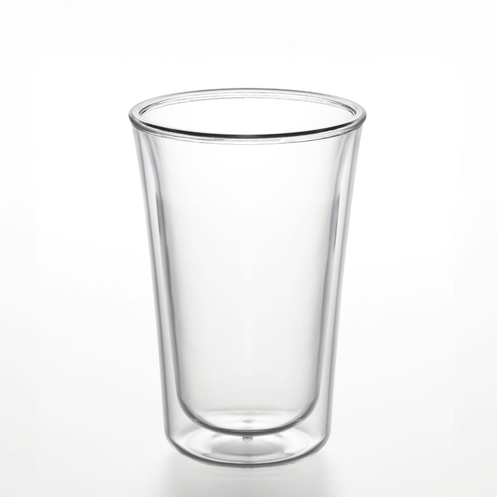 曙産業 われないダブルウォールグラス スリム 300ml クリア トライタン