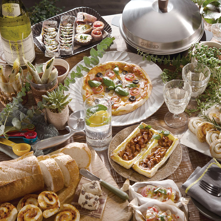 オークス（AUX） アペルカ ピザオーブンポット レシピ 収納袋付き