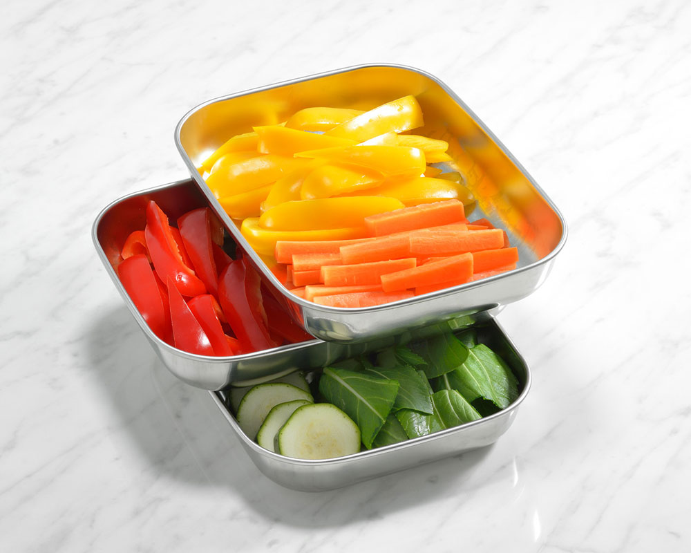 オークス（AUX） キッチンバット 小 3枚セット 蓋付き アミ付き