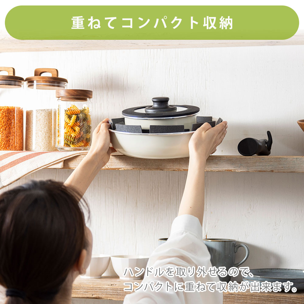 GREEN PAN（グリーンパン） クリックシェフ 8点セット フライパン