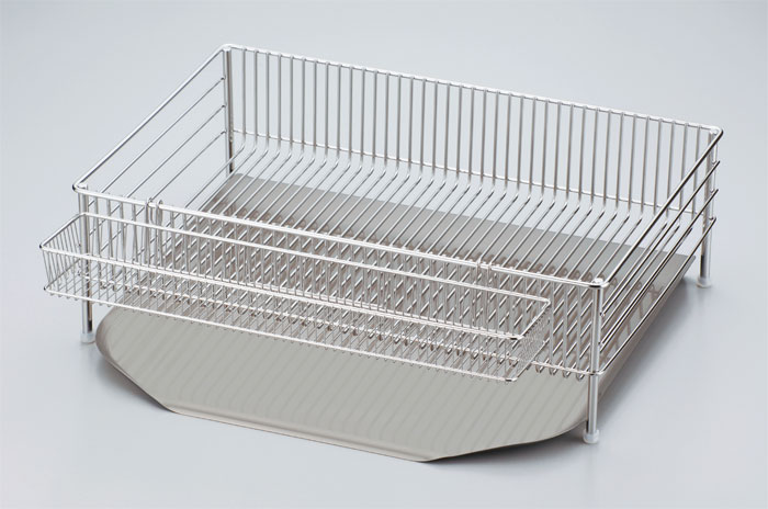 和平フレイズ ラバーゼ 水切りかご 大 縦置きタイプ 3点セット DLM