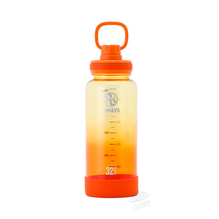 タケヤフラスク デュラブルボトル グラデーション 940ml 目盛り 直飲み