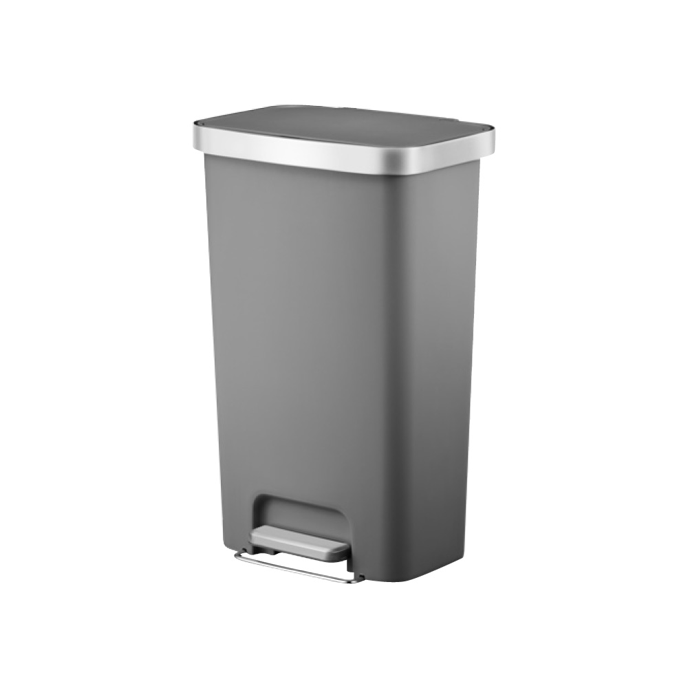 EKO ハナステップビン 45L ペダル式 EK6266 イーケーオー　ごみ箱 ステップ式 ダストボックス ふた付き 大容量 爆買 母の日