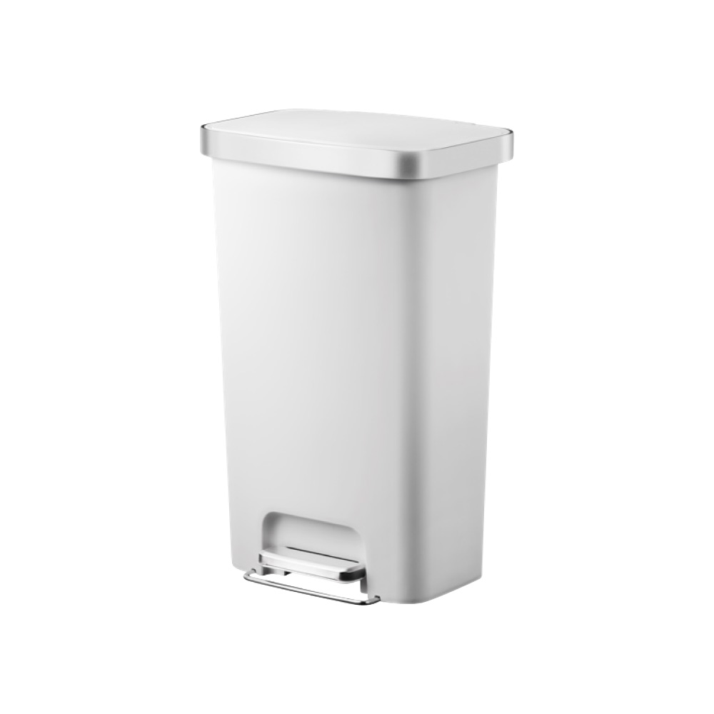EKO ハナステップビン 45L ペダル式 EK6266 イーケーオー　ごみ箱 ステップ式 ダストボックス ふた付き 大容量 爆買 母の日