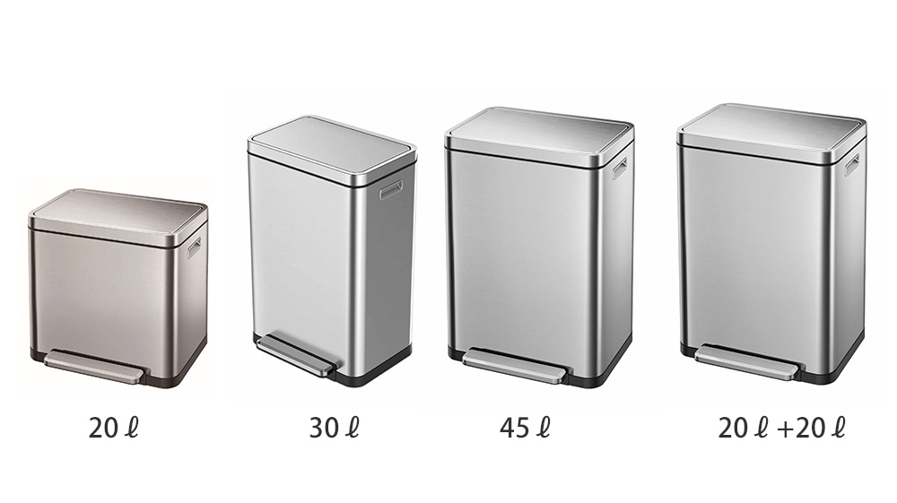 【30Lゴミ箱】29日まで限定お値下げ！美品　イーケーオー　ペダル式ゴミ箱 EKO ゴミ箱 30L エックスウィング センサー式 （ イーケーオー