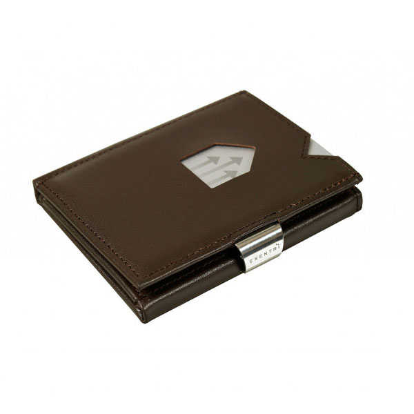 EXENTRI エキセントリ ミニマルウォレット スキミング防止 RFIDブロック 全19色　三つ折り財布 レザー ミニウォレット カード入れ 薄型  送料無料