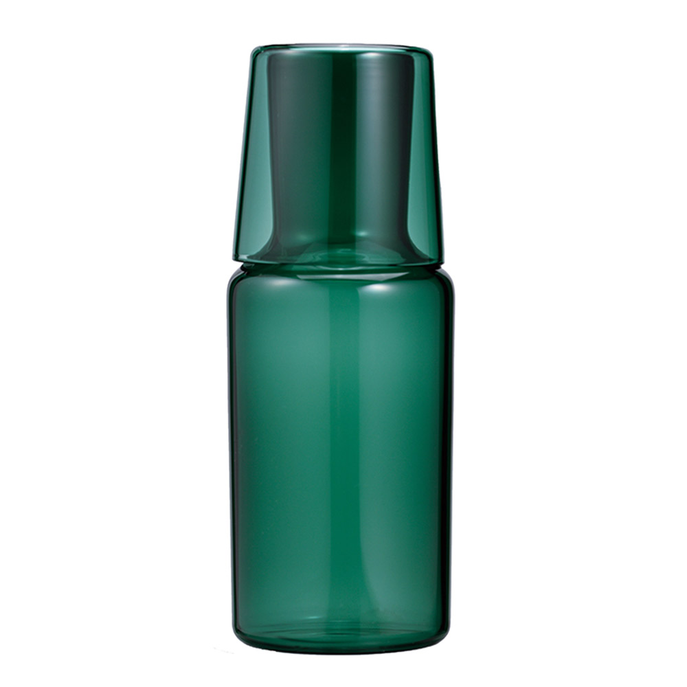 日本製 緑色ガラス飲料容器 HARIO（ハリオ） カラーズ ナイトカラフェ 600ml HARIO COLORS