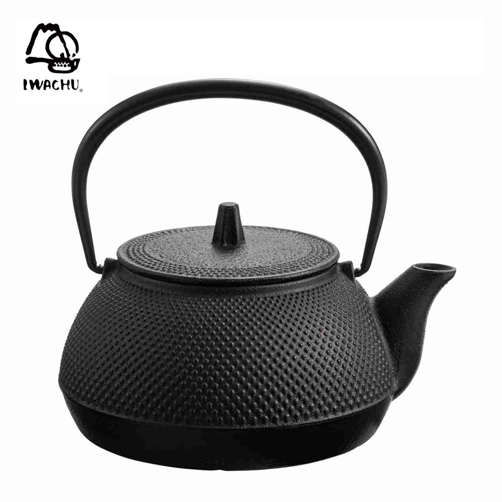 岩鋳（IWACHU） 鉄瓶兼用急須 5型 新アラレ IH対応 茶こし付き 12822