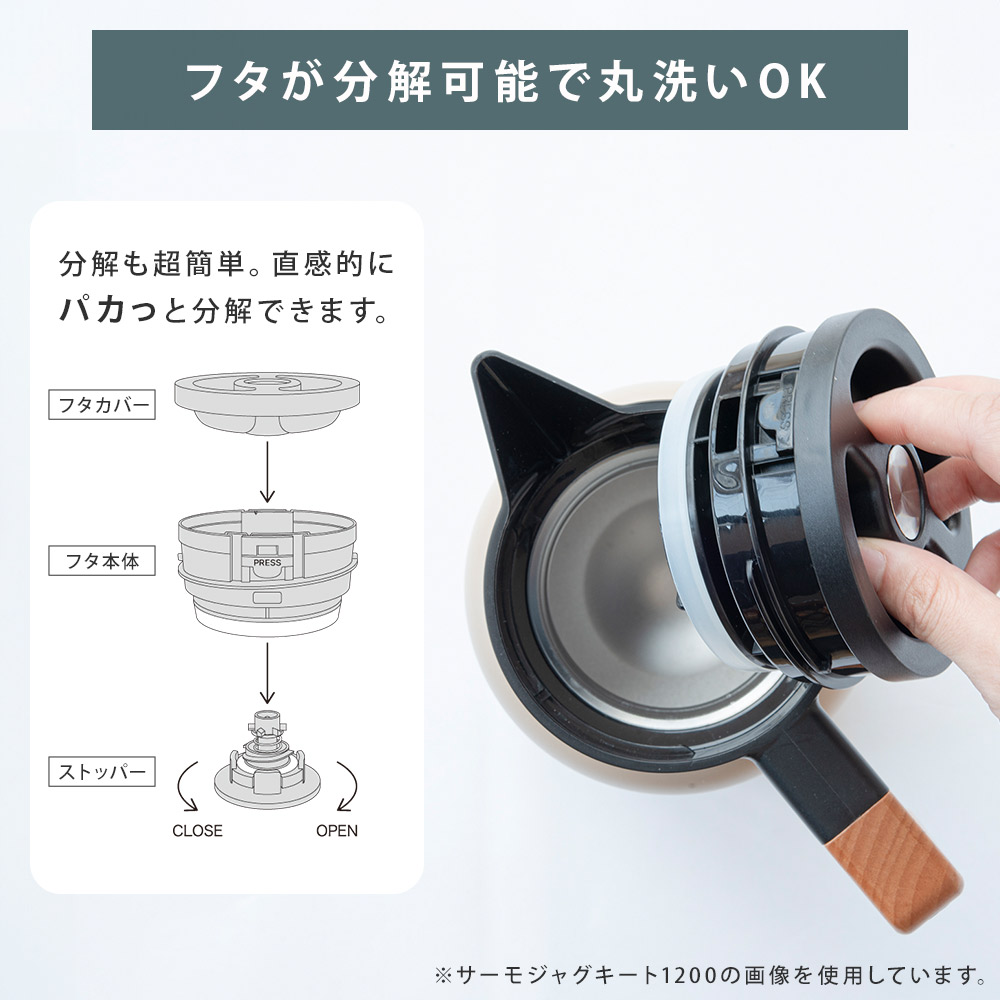 RIVERS（リバーズ） サーモジャグキート 1600 RIVERS ポット ジャグ