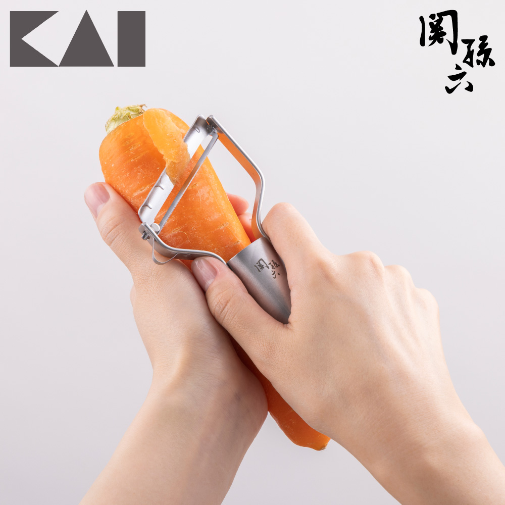関孫六 オールステンレス鋭角ピーラー 極刃 DH3356 貝印 KAI ピーラー