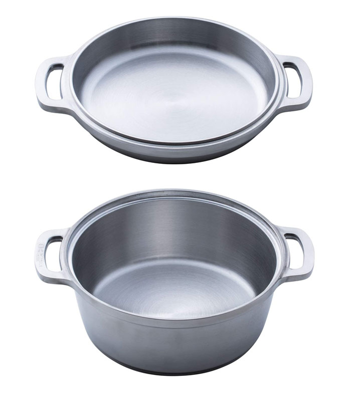 HALムスイ KING 無水鍋 18cm 両手鍋 鍋 調理道具 キッチンツール