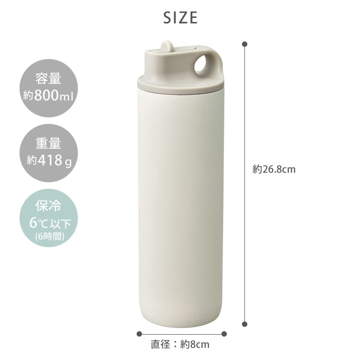 KINTO（キントー） アクティブタンブラー 800ml 全3色 水筒 ボトル