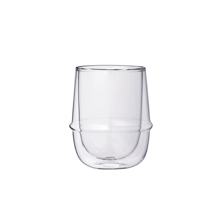 キントー クロノス ダブルウォール コーヒーカップ 250ml 23107 KINTO KRONOS　グラス ガラス 耐熱 二重構造 デザートカップ｜cooking-clocca｜02