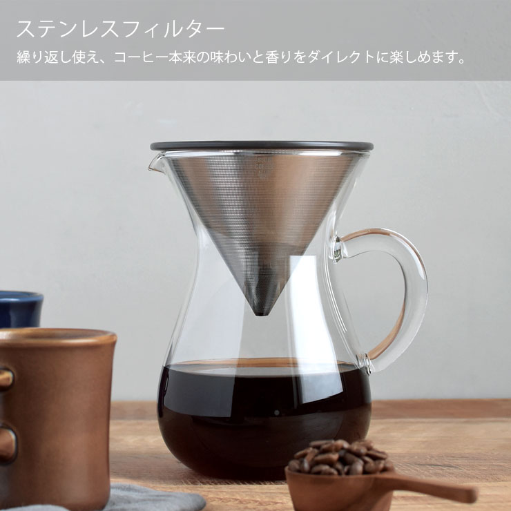 KINTO キントー SCS コーヒーカラフェセット 4cups ステンレス
