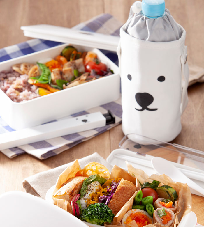 シロクマ ボトルカバー LM-SK-002 ランチグッズ メール便 送料無料