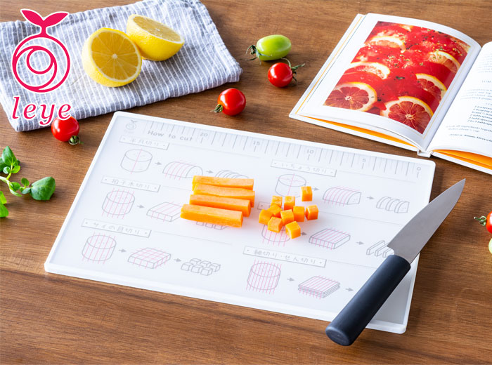 レイエ オークス 切り方がわかるカッティングボード LS1573 まな板 食