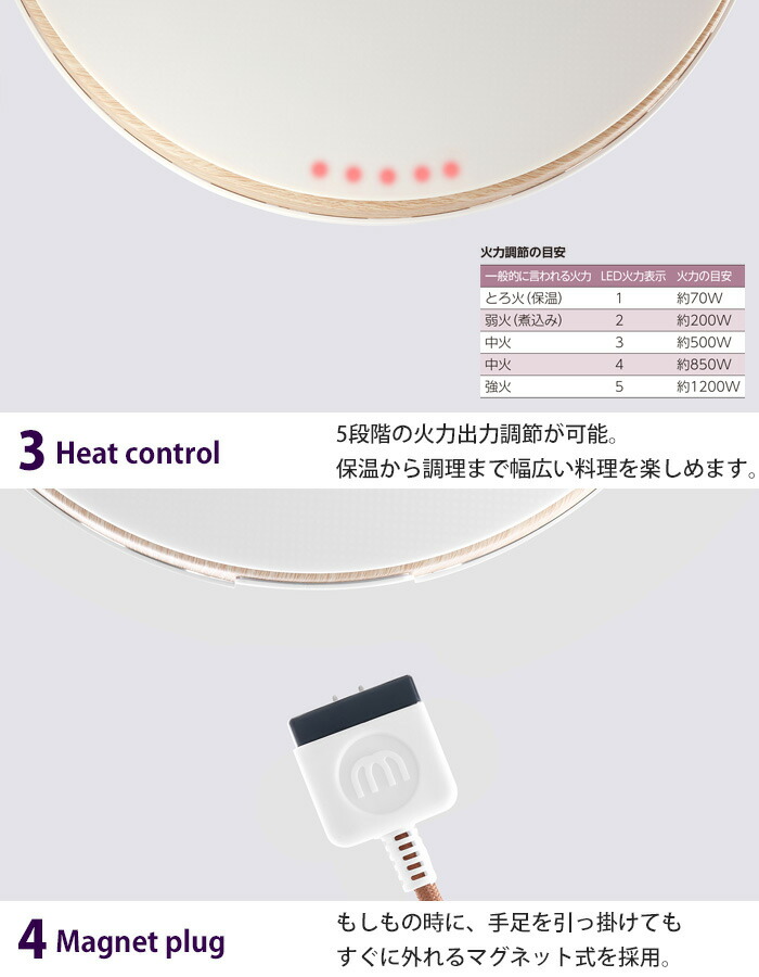 マインツ ホットトリベット ホワイト MA-003 MAINTS HOT TRIVET IH