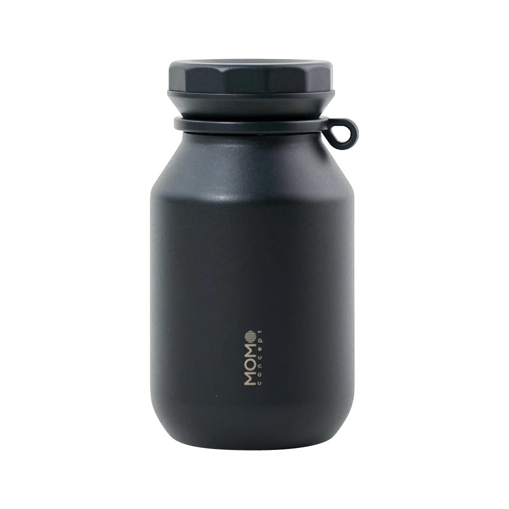 豚型 ブラック 携帯水筒 ロックタンブラー 300ml ステンレス 保温 保冷 モモコンセプト