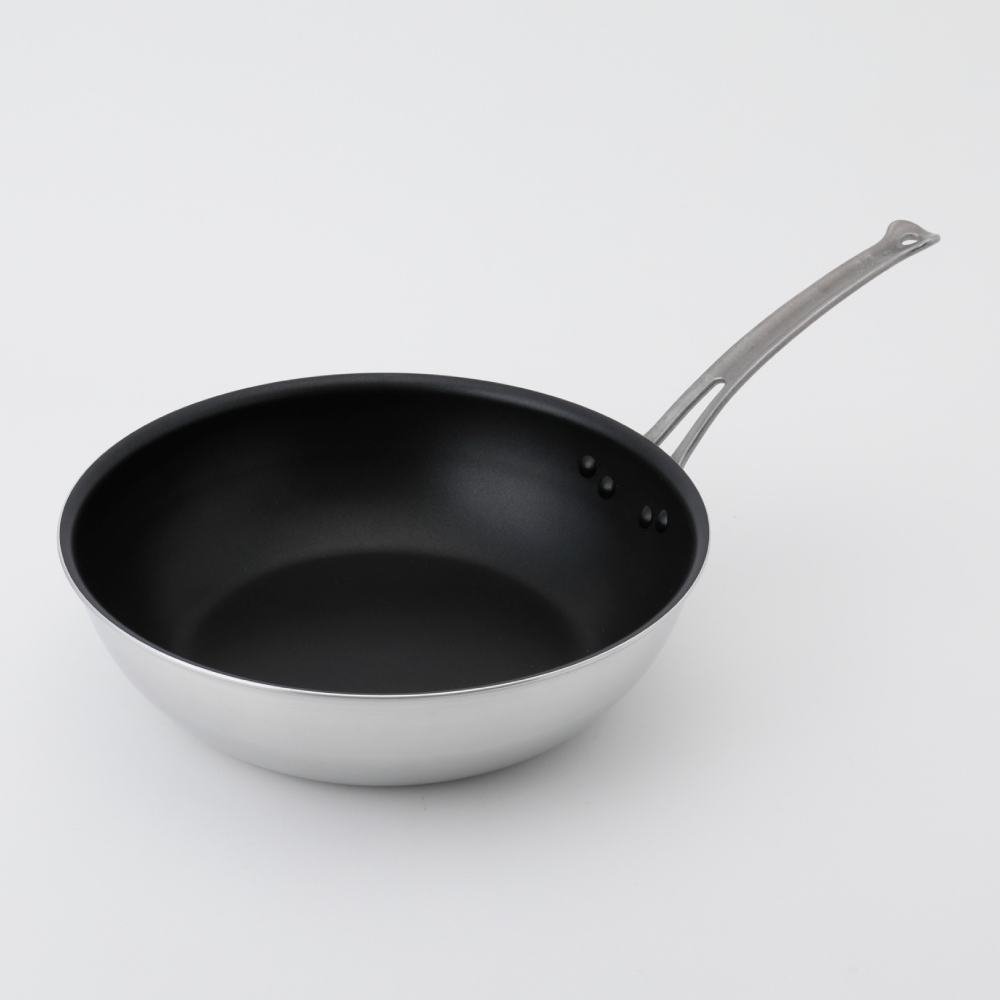 シルクフライパン 深型 30cm ガス火専用 中尾アルミ製作所 N-164 中尾